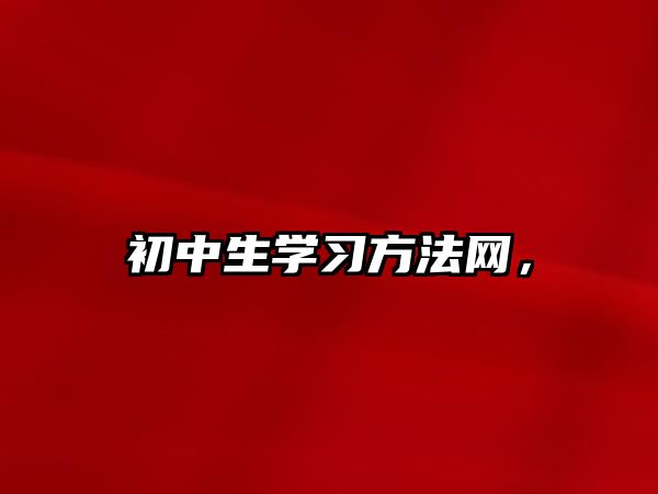 初中生學(xué)習(xí)方法網(wǎng)，
